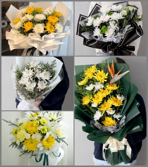 四川成都邛崃市平乐镇安乐村白事花束代送